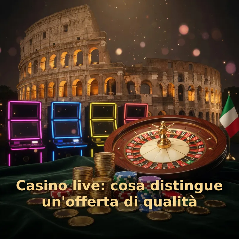 Casino live: cosa distingue un'offerta di qualità